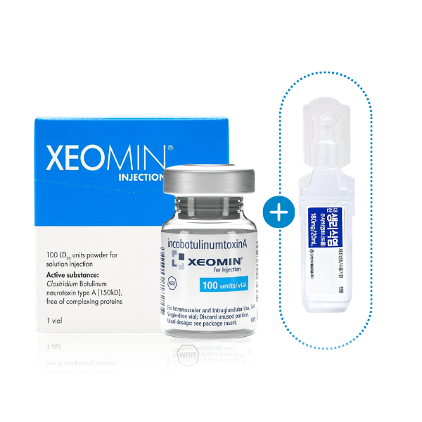 SET] XEOMIN 100U + SALINE 20ML - AceCosm