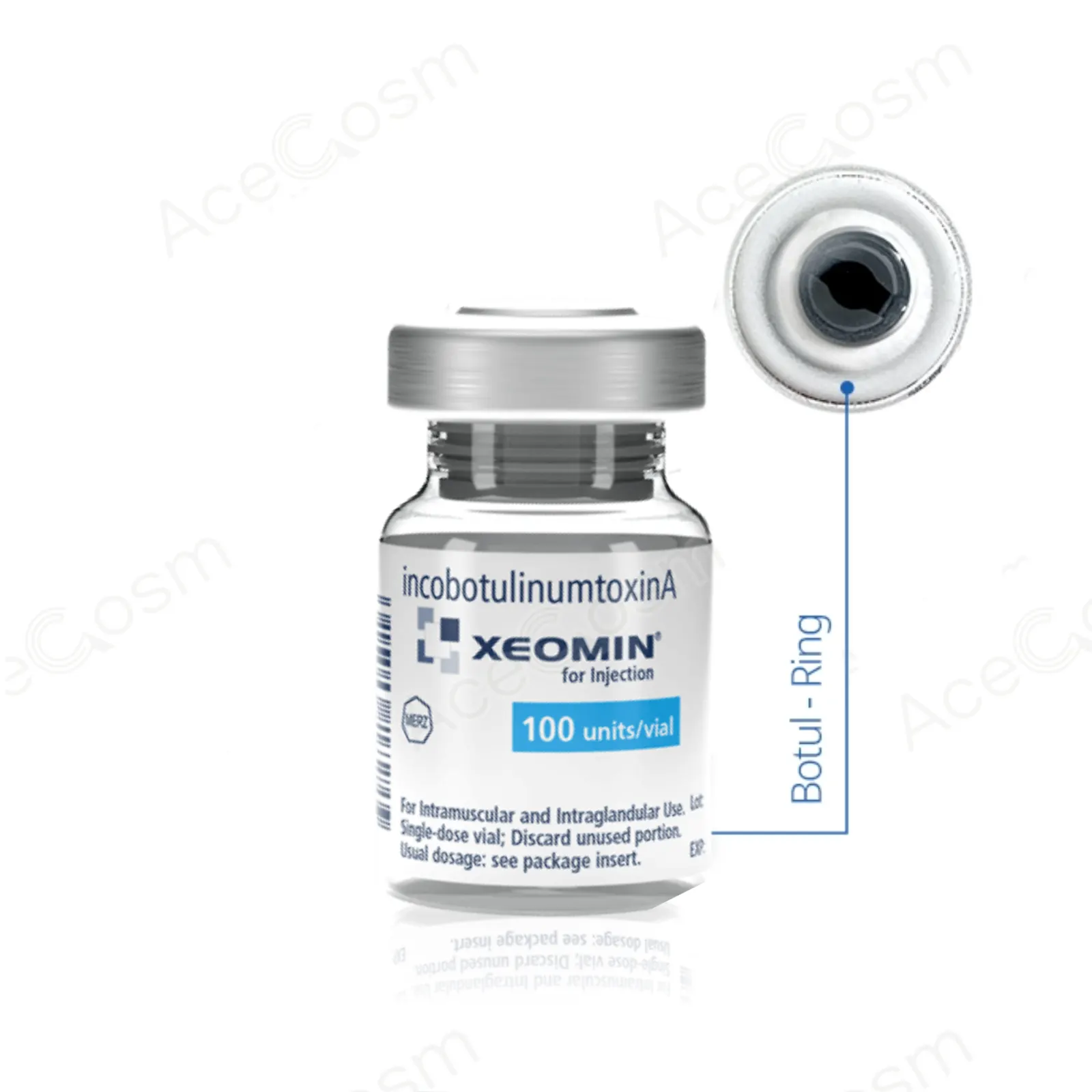 SET] XEOMIN 100U + SALINE 20ML - AceCosm